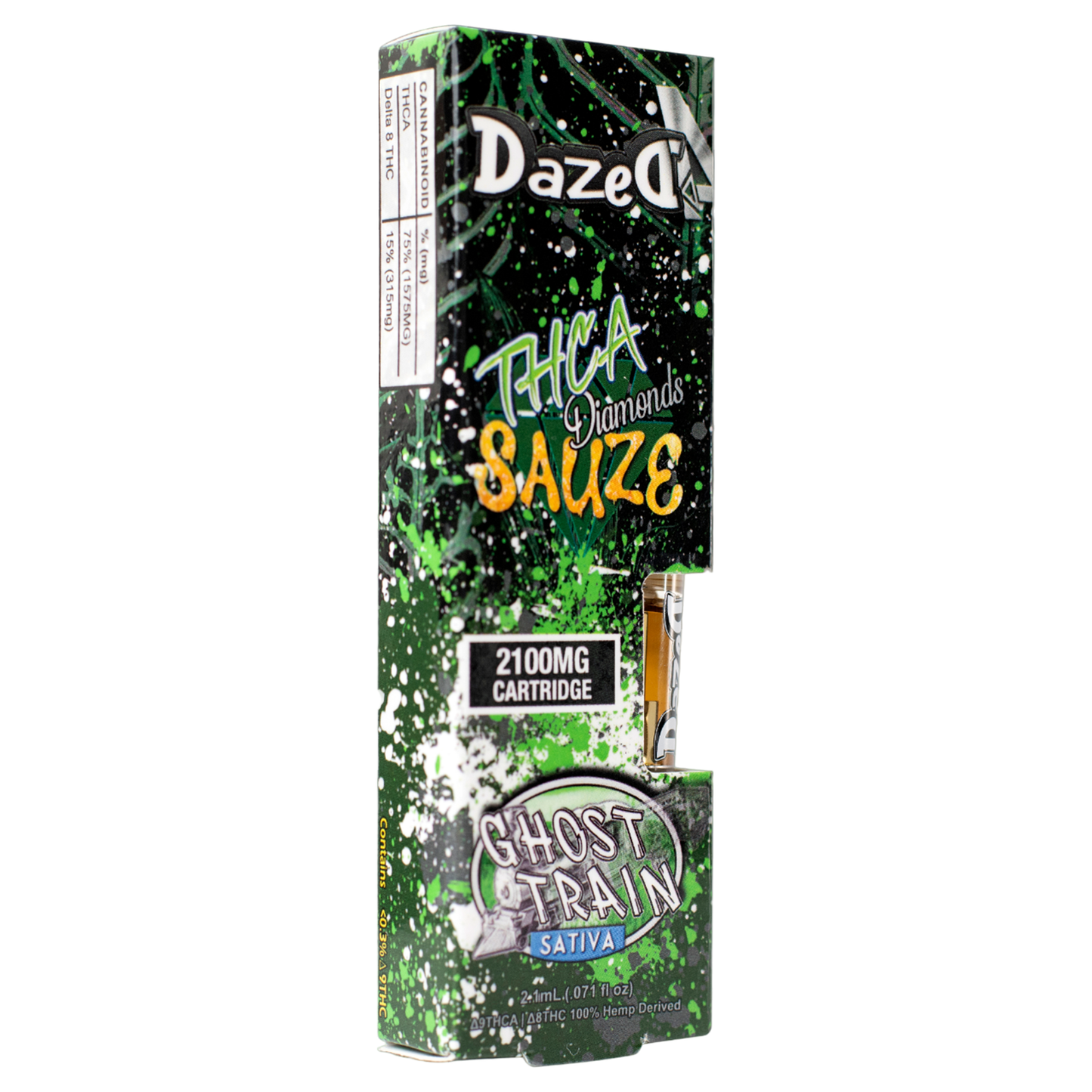 Ghost Train THCA Diamonds Sauze Cartridge [2.1G] - Sativa