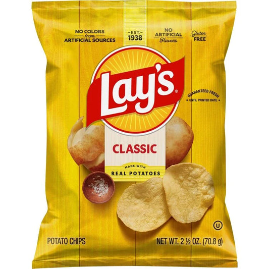 Lays Classic Potato Chip - 2.25oz