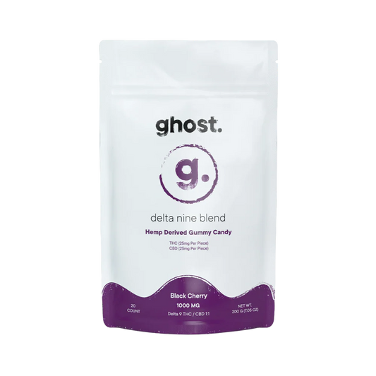 Ghost - Delta 9 Blend Gummy - Black Cherry - 20ct 1000mg total