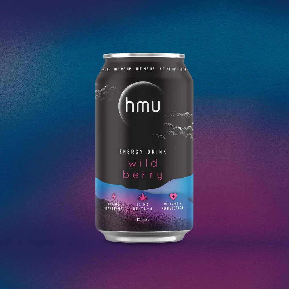 HMU 10mg THC Wild Berry Energy Drink