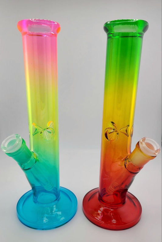 Rainbow Print Straight Tube Rig