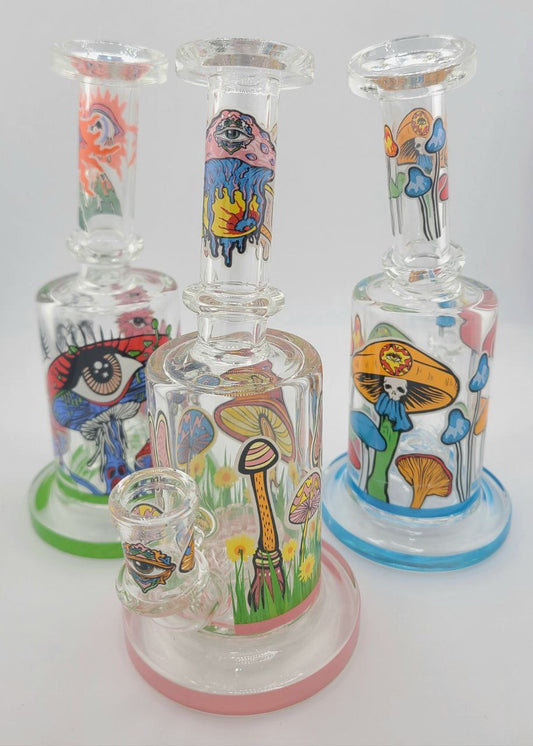 Mushroom Print Showerhead Rig