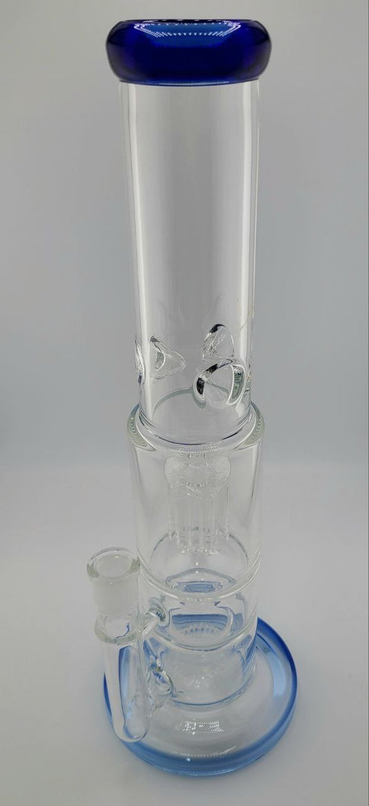 Color Dbl Perk Straight Tube Rig