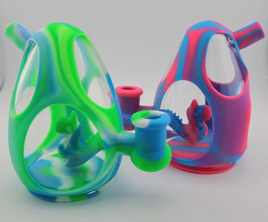 Dino Egg Silicone Water Pipe Rig