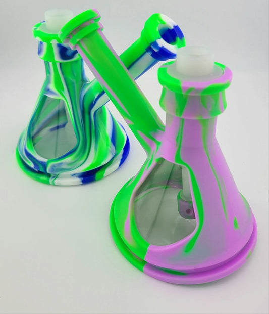 Silicone Layback Water Pipe Rig