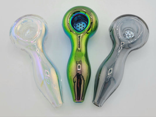 Heavy Fume Color Hand Pipe w Screen