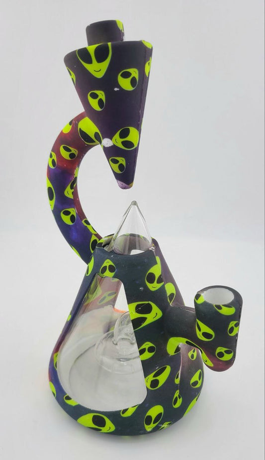 Floating Mouth Silicone Water Pipe Rig