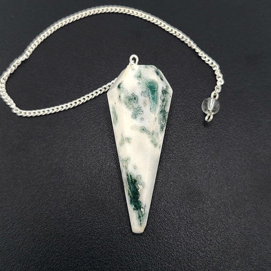 Tree Agate Pendulum