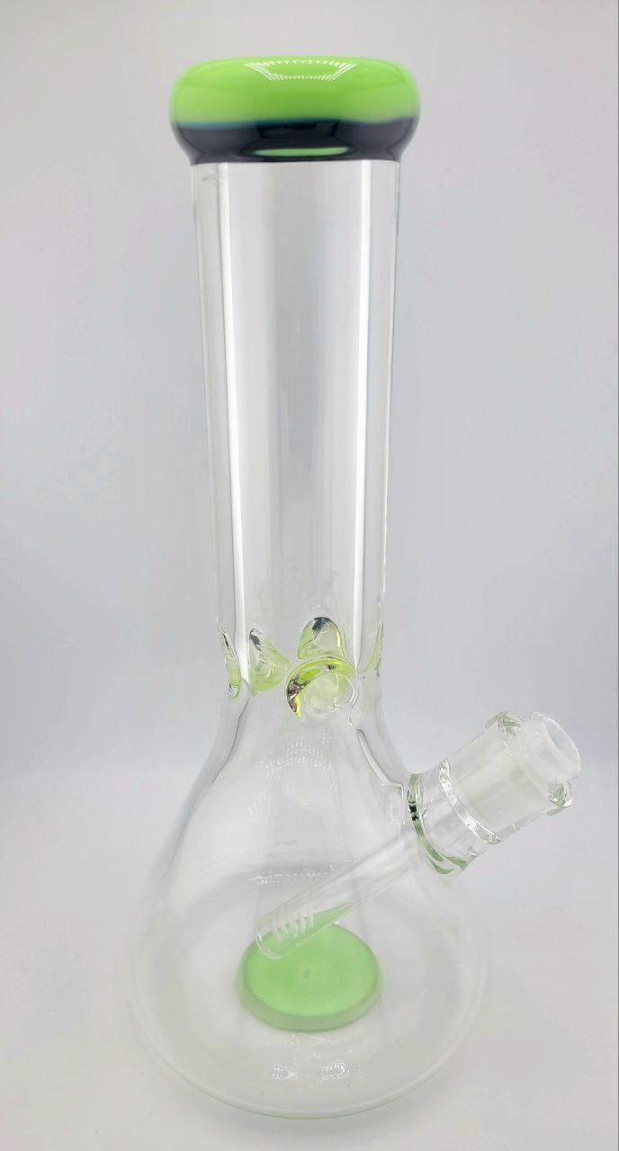Color Accent 7mm thick Beaker Rig w uber joint