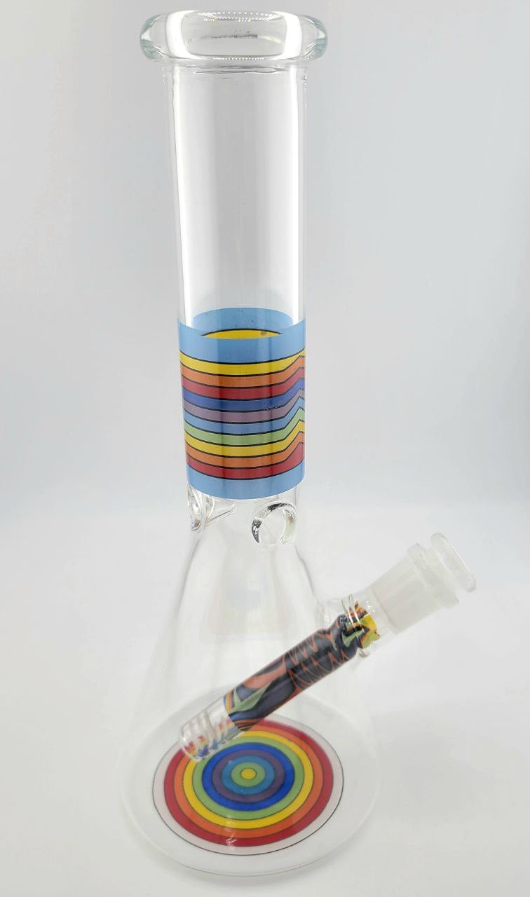 Rainbow Print Mini Beaker Rig