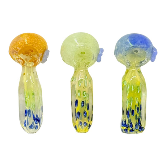 Inside Out Fumed Spoon with Marble and Square Body