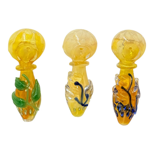 Inside Out Fumed Spoon  with Maria and Plant Design