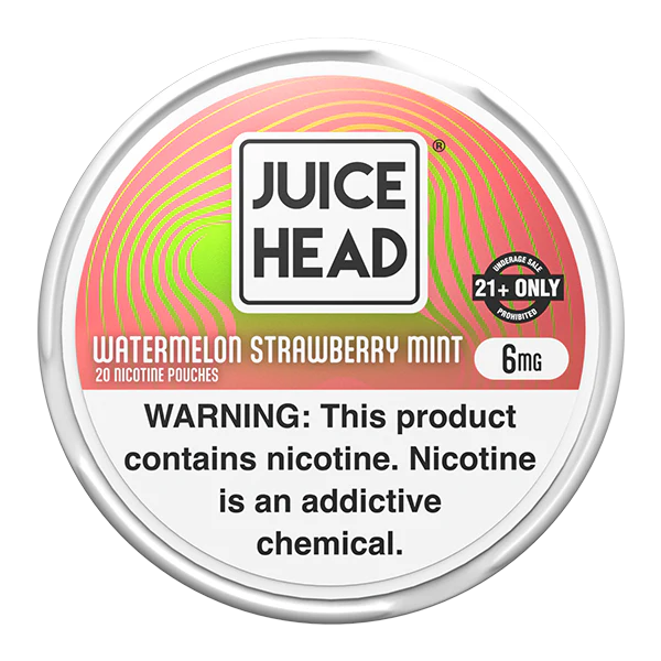 Juice Head 6mg Nicotine Pouches - Watermelon Strawberry Mint