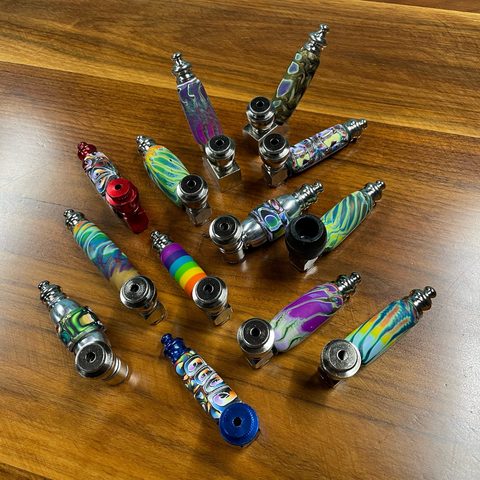 Fimo & Metal Pipe with Cap