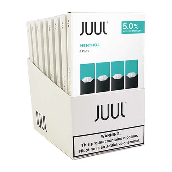 JUUL 4ct Pods Menthol – Smokey Mountain Glass