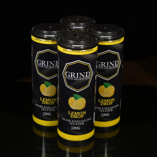 Grind with Gratitude 10mg D9 Lemon Drop Seltzer