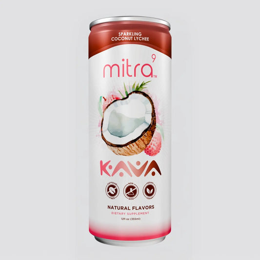 Sparkling Coconut Lychee Seltzer Kava