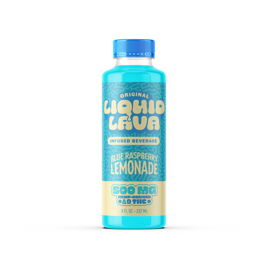 Liquid Lava Infused Beverage - 500mg per Bottle - Blue Raspberry Lemonade