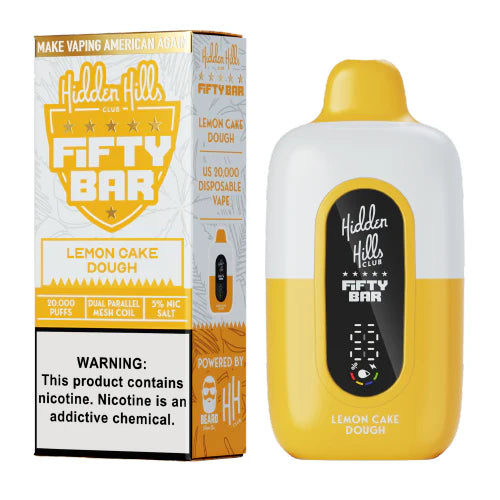 Fifty Bar 20K Puff Disposable Vape - Lemon Cake Dough