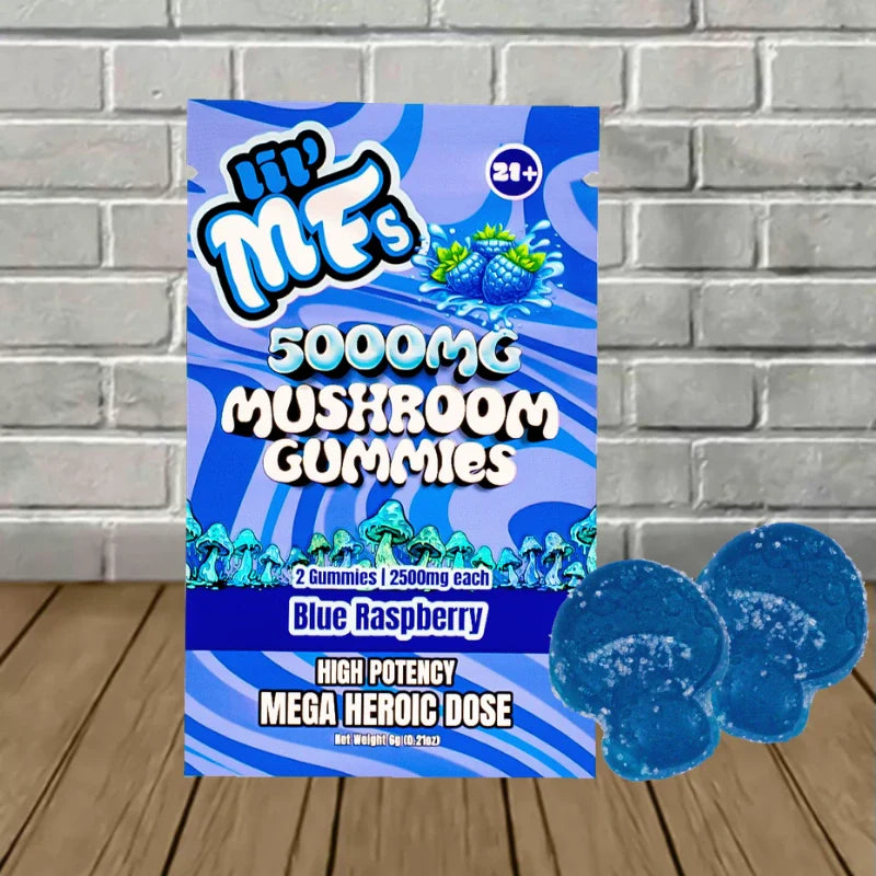 Lil MF's 5000mg Mega Heroic Dose - Blue Raspberry