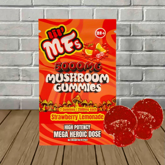 Lil MF's 5000mg Mega Heroic Dose - Strawberry Lemonade