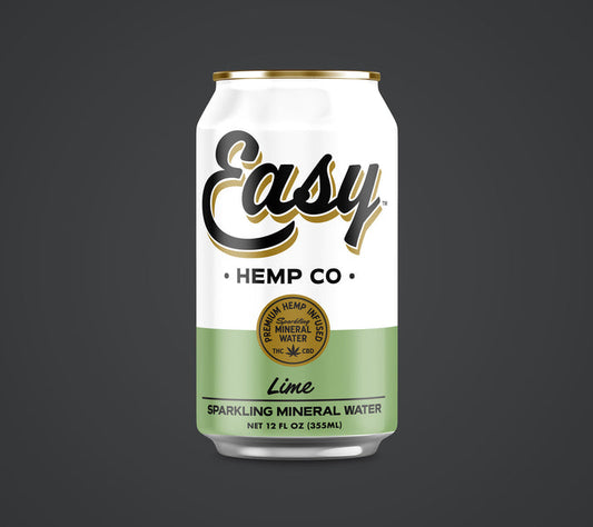 Easy Hemp Co. 3mg D9/ 3mg CBD Sparkling Water - Lime