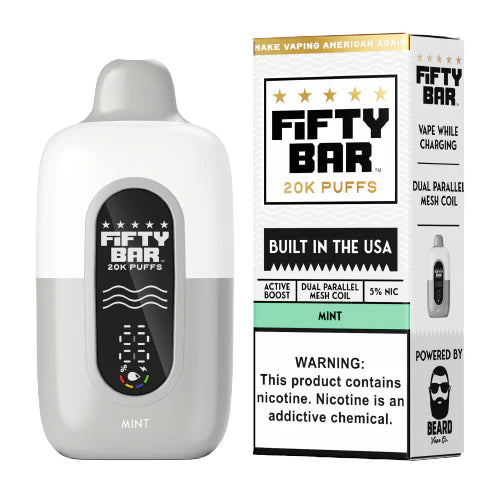 Fifty Bar 20K Puff Disposable Vape - Mint
