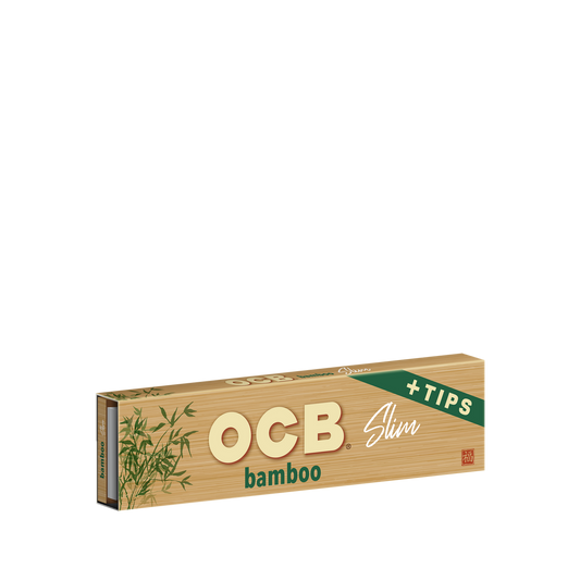 OCB Premium Unbleached Bamboo Slim w/ Tips