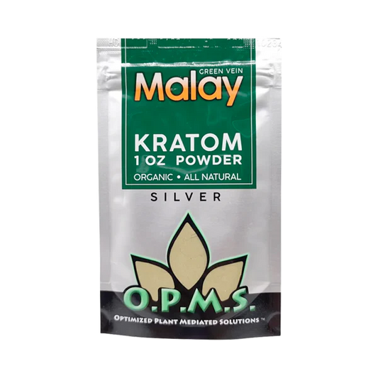 OPMS Silver - Green Vein Malay Powder - 1oz