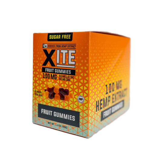 D9 Fruit Gummies 100mg Bag - Xite