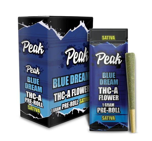Peak THCa Prerolls - 1g - Sativa - Blue Dream