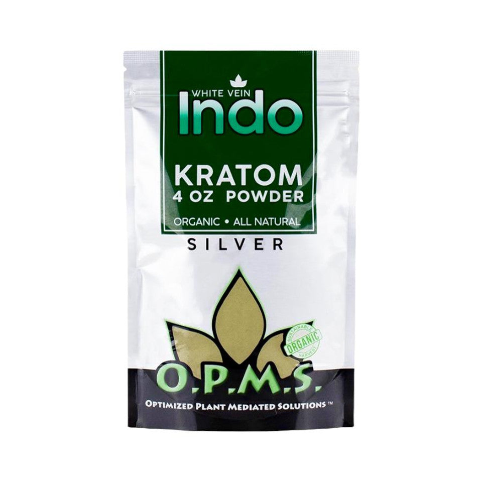 O.P.M.S. Silver - Red Vein Maeng Da POWDER 4 oz Kratom