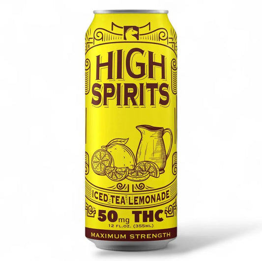 High Spirits Delta 9 Seltzer Arnold Palmer 50mg D9 Iced Tea Lemonade