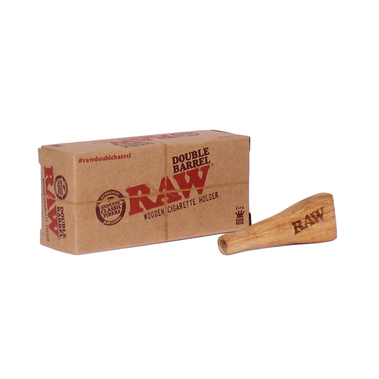 Double barrel Wooden Cigaretter Holder