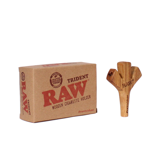 Trident barrel Wooden Cigaretter Holder