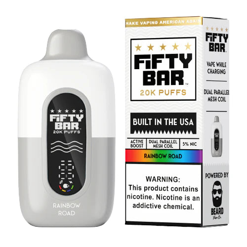 Fifty Bar 20K Puff Disposable Vape - Strawberry Lemon Grape