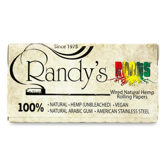Randy's Roots Wired Hemp (Unbleached) Rolling Papers