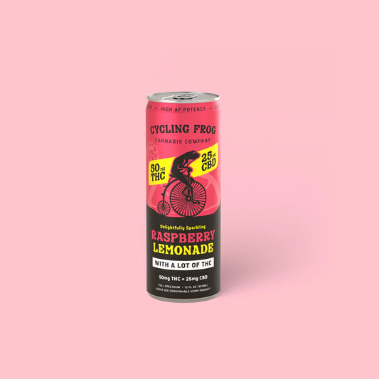 Cycling Frog Sparkling Raspberry Lemonade 50mg THC/25mgCBD