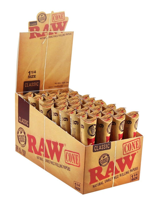 RAW Classic Pre-Rolled Cones - 6pk / 1 1/4”