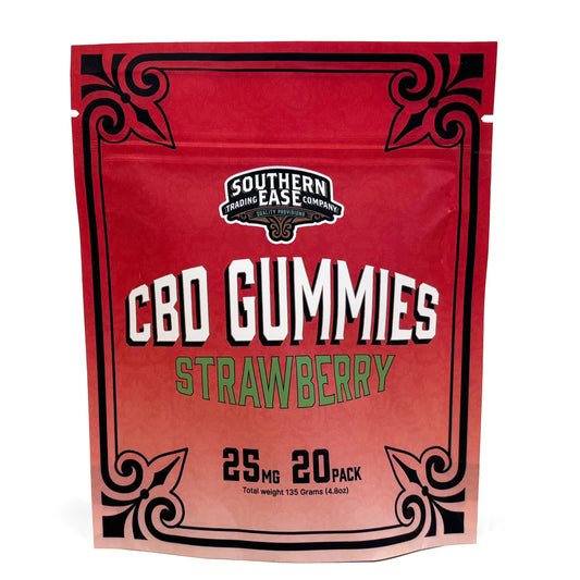 Southern Ease CBD Gummies - 25mg CBD - Strawberry