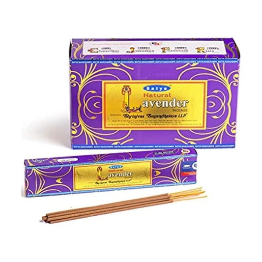 Satya Lavender Incense 15g Box