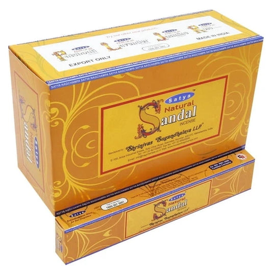 Satya Sandal Incense 15g Box