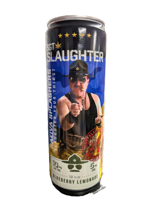 SGT Slaughter Sativa Splashers 10mg D9/5mg CBD - Blueberry Lemonade