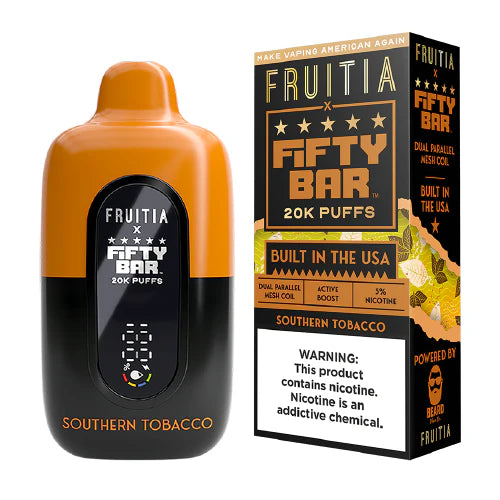 Fifty Bar 20K Puff Disposable Vape - Southern Tobacco