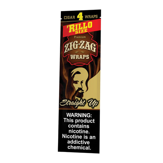 Zig Zag Wrap - Straight Up - 'Rillo Size - 4pk