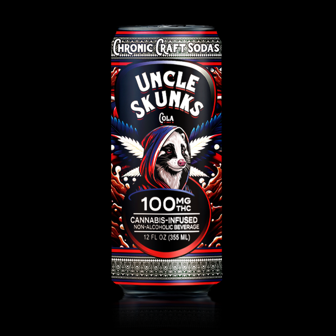 Uncle Skunk 100mg THC Cola Chronic Craft Soda