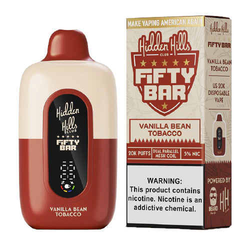 Fifty Bar 20K Puff Disposable Vape - Vanilla Bean Tobacco