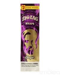 Zig Zag Cigar wraps - Grape - 2pk