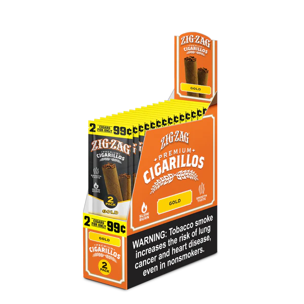Zig Zag Cigarillos - Gold - 2pk
