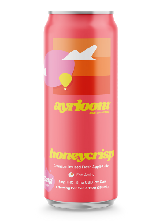 Aryloom 5mg THC/ 5mg CBD Hemp Infused Honeycrisp Apple Cider